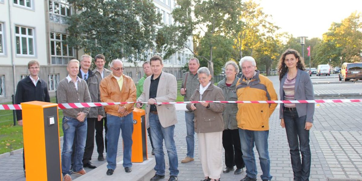 Parkplatz HdH - Einweihung
