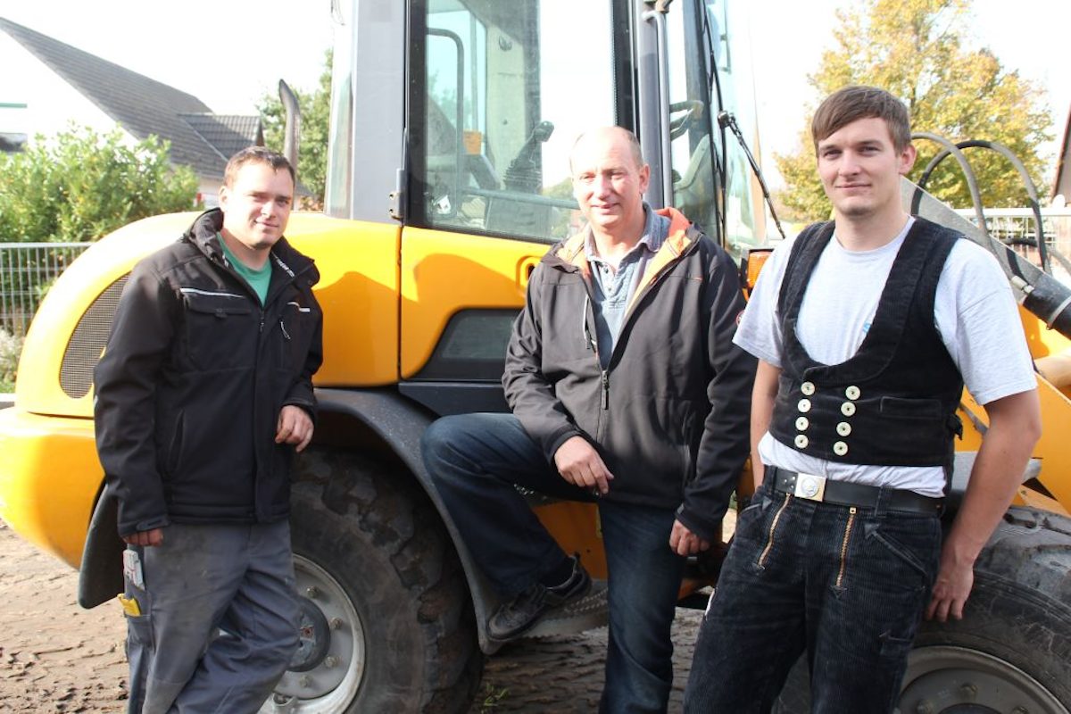 Drei Meister in einem Betrieb: Florian, Frank und Philipp Raguse (v. l.)