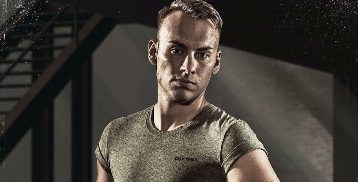 Kalendermodel: Metallbauermeister und Unternehmer Patrick Stephan aus Magdeburg.