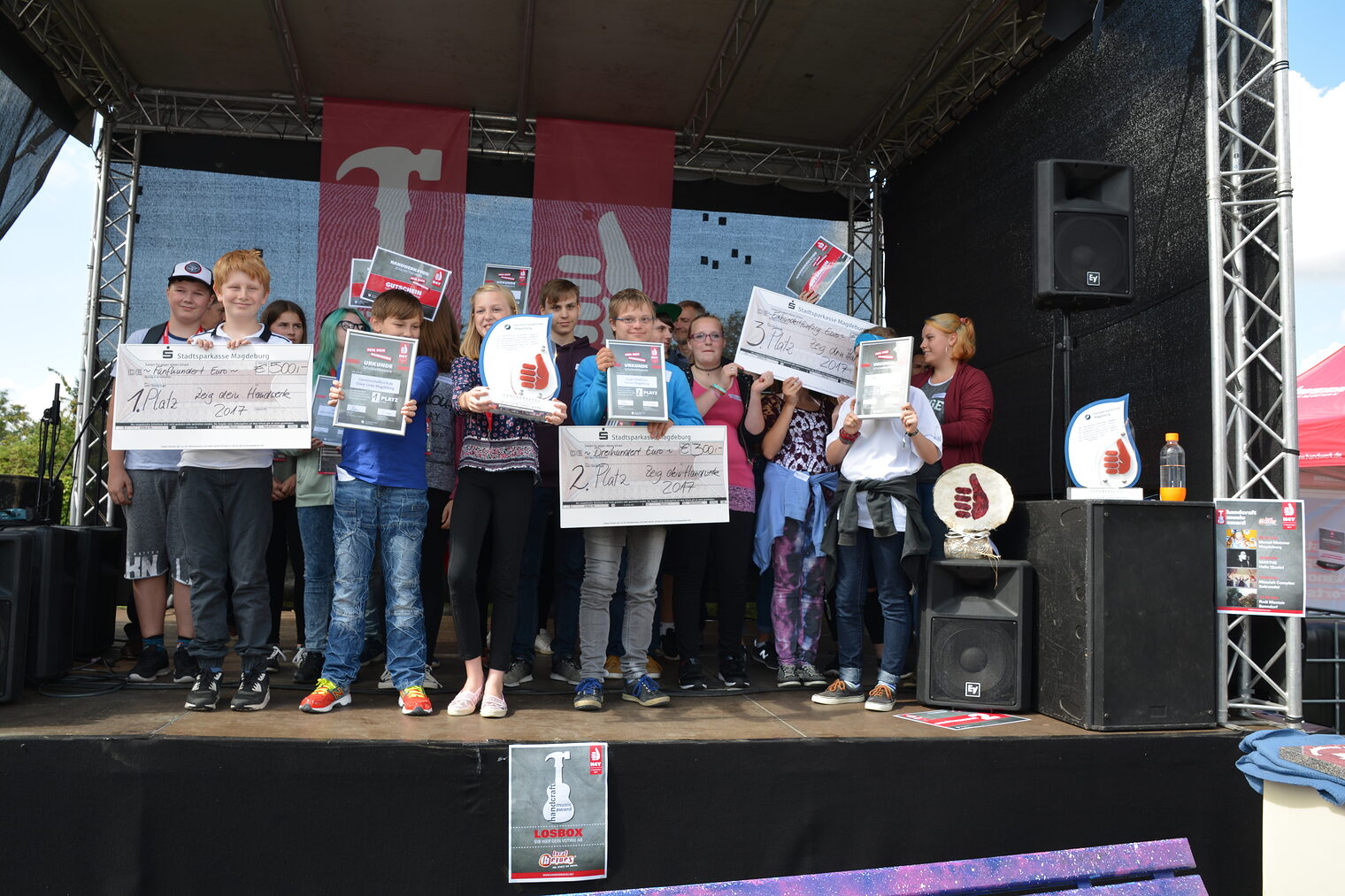 Sieger des Schulwettbewerbs ZEIG DEIN HAND WERK wurden die Schüler der Gemeinschaftsschule Oskar Linke aus Magdeburg.