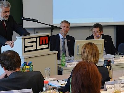 Wirtschaftsminister Armin Willingmann war Gastredner in der Vollversammlung am 12. September.