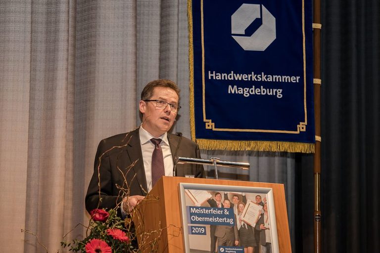 Präsident der Handwerkskammer Magdeburg Hagen Mauer