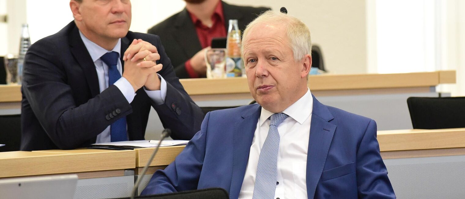 ARD-Intendant Tom Buhrow am 13. November im Landtag von Sachsen-Anhalt.