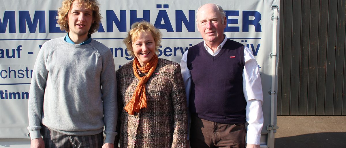 Die fünfte und die sechste Timme-Generation: Dirk, Hiltrud und Karl-Heinz Henneicke. Die fünfte und die sechste Timme-Generation: Dirk, Hiltrud und Karl-Heinz Henneicke.