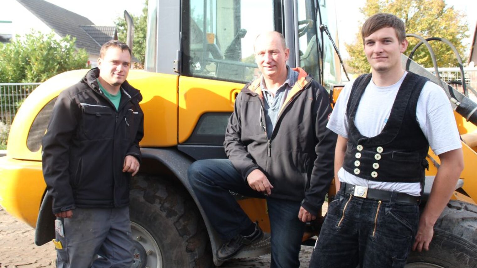 Drei Meister in einem Betrieb: Florian, Frank und Philipp Raguse (v. l.)