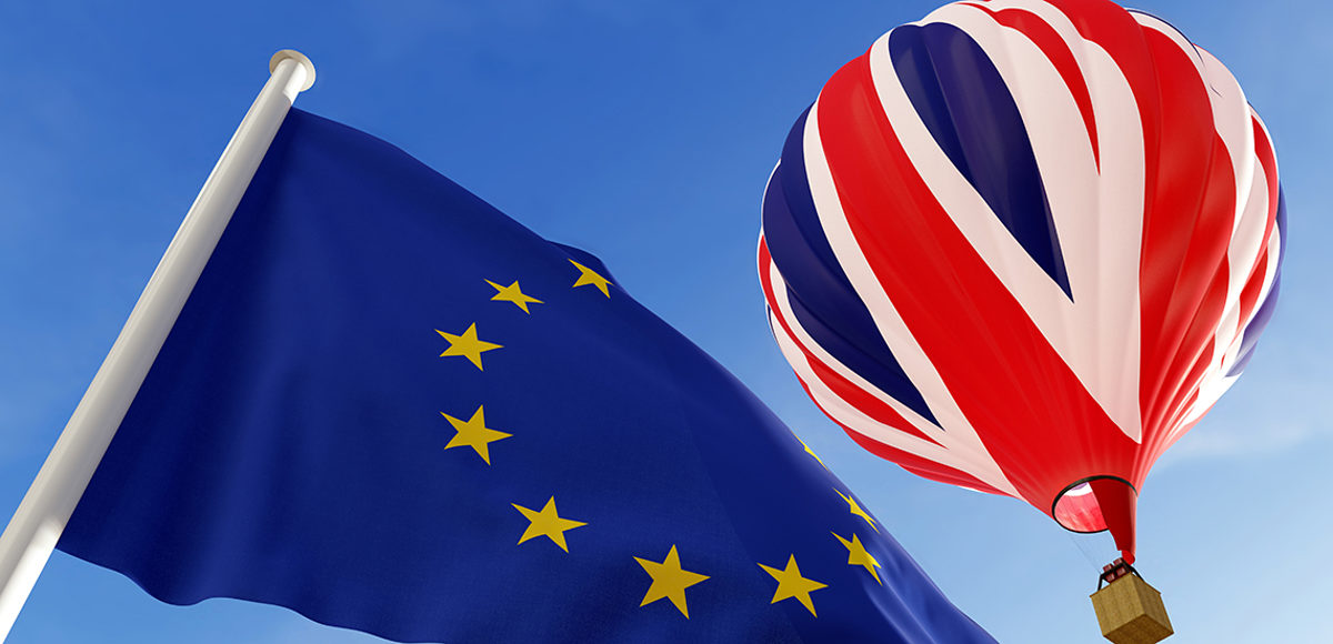 brexit, flag, european, balloon, uk, eu, country, europe, national, freedom, sky, symbol, banner, clouds, pole, patriotism, national flag, nation, flags, 3d