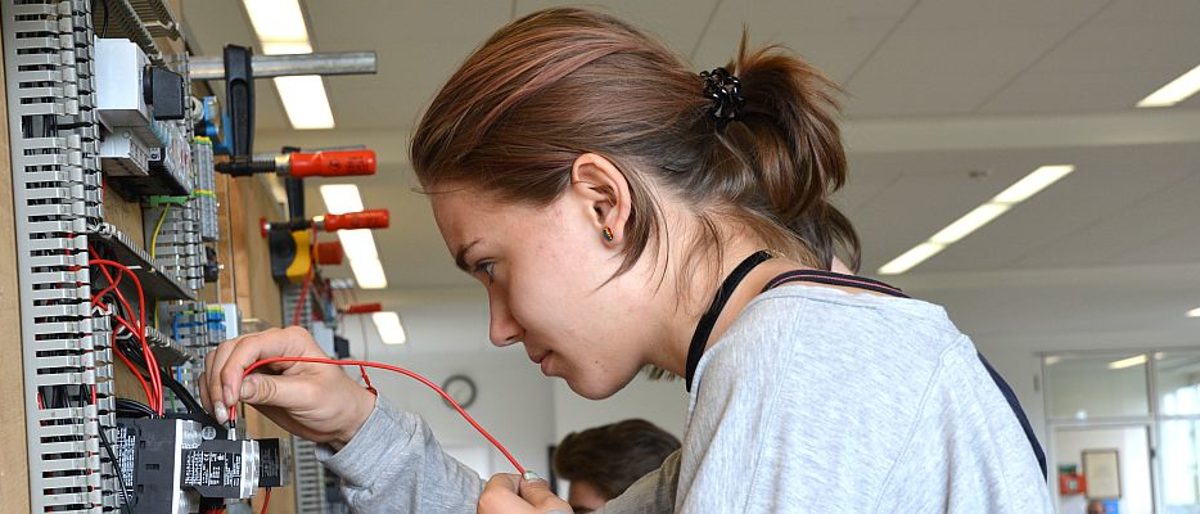 Girls'Day im Berufsbildungszentrum der Handwerkskammer Magdeburg im April 2018 Girls'Day im Berufsbildungszentrum der Handwerkskammer Magdeburg im April 2018
