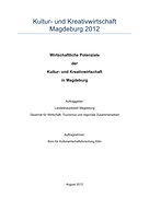Deckblatt "Wirtschaftliche Potenziale der Kultur- und Kreativwirtschaft in Magdeburg"