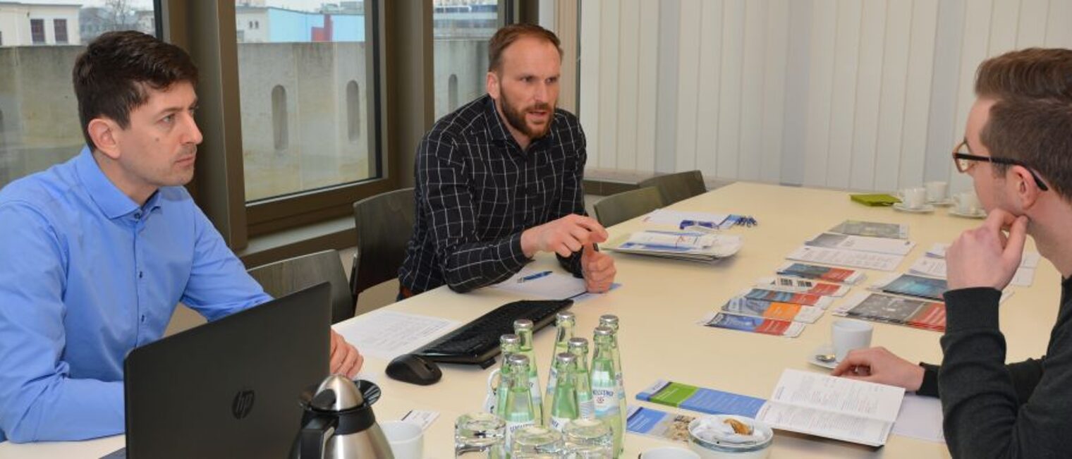 Sprechstunde zur Digitalisierungsförderung mit Karsten Gäde (Handwerkskammer Magdeburg) und Sebastian Knabe (Investitionsbank Sachsen-Anhalt)