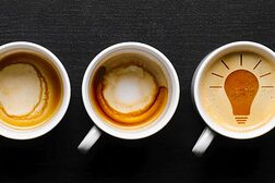Kaffeetassen Idee Gründerfrühstück