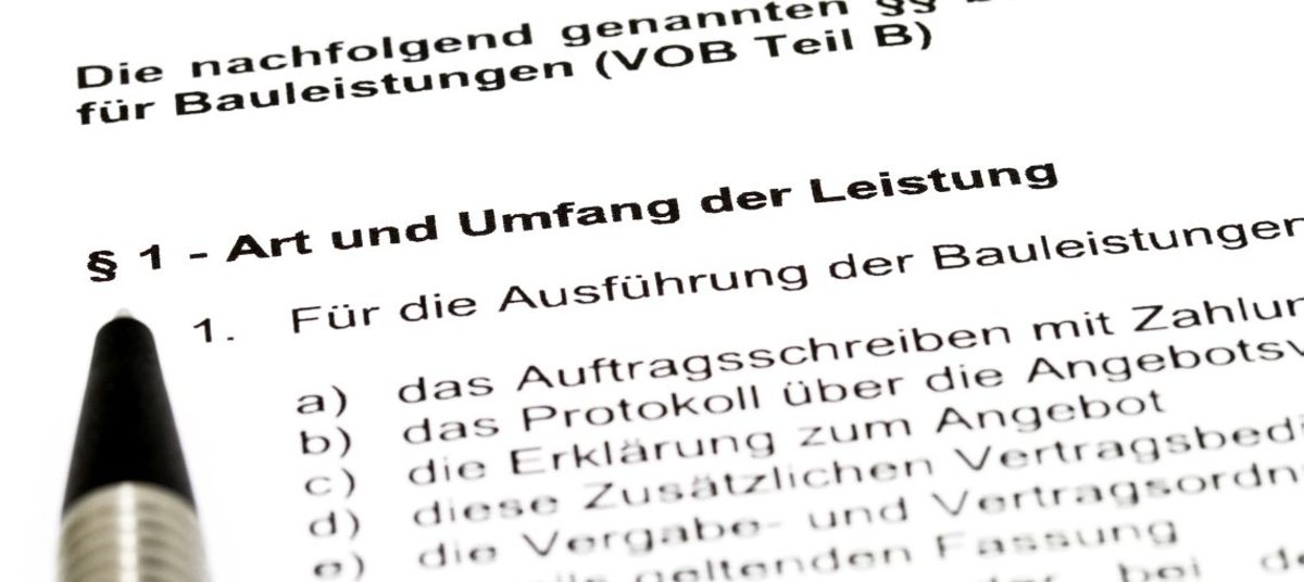 Bauvertragsrecht Vertragsprüfung