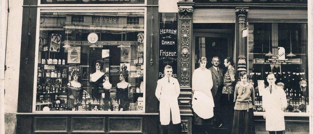 Friseur Paul Brauner, Breite Straße 34, Aschersleben 1924 Friseur Paul Brauner, Breite Straße 34, Aschersleben 1924