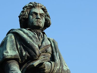 Statue Ludwig van Beethoven in Bonn