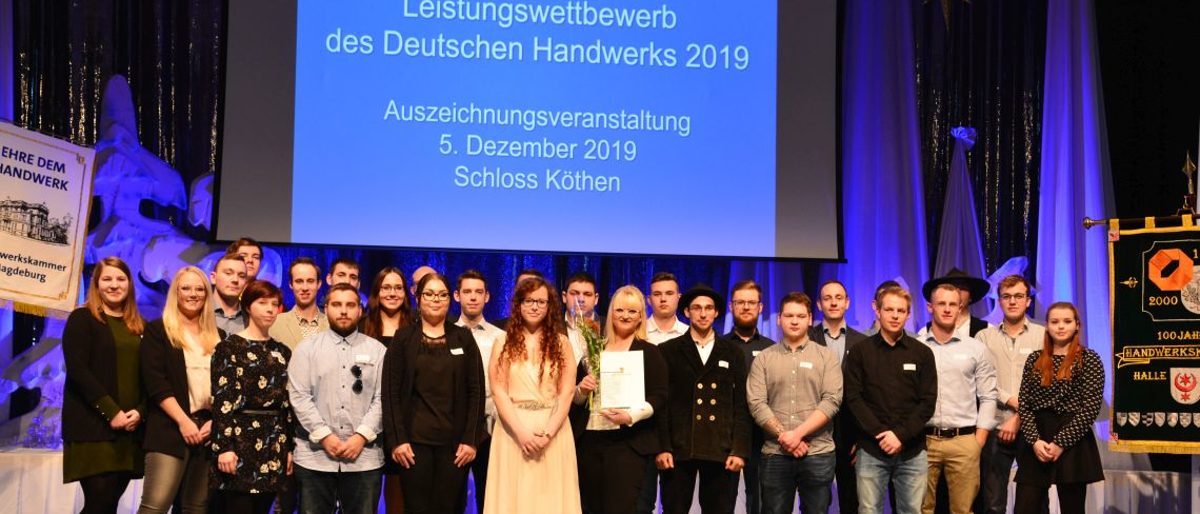Beste Nachwuchshandwerker aus Sachsen-Anhalt im Jahr 2019. Beste Nachwuchshandwerker aus Sachsen-Anhalt im Jahr 2019.