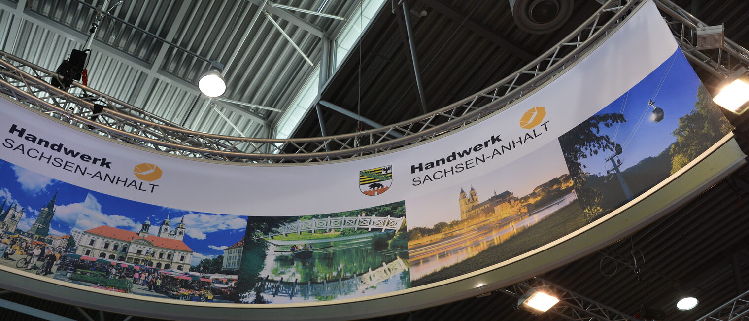 Insgesamt elf Mitgliedsunternehmen der Handwerkskammer Magdeburg präsentierten sich am Gemeinschaftsstand Sachsen-Anhalt und am Stand "Kreatives Handwerk Sachsen-Anhalt".