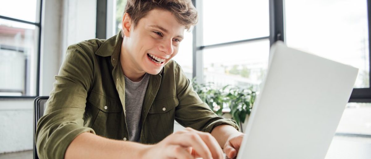 Teenager Laptop Skype
