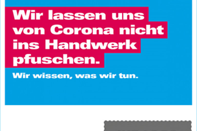 Corona-Motiv-Pfusch