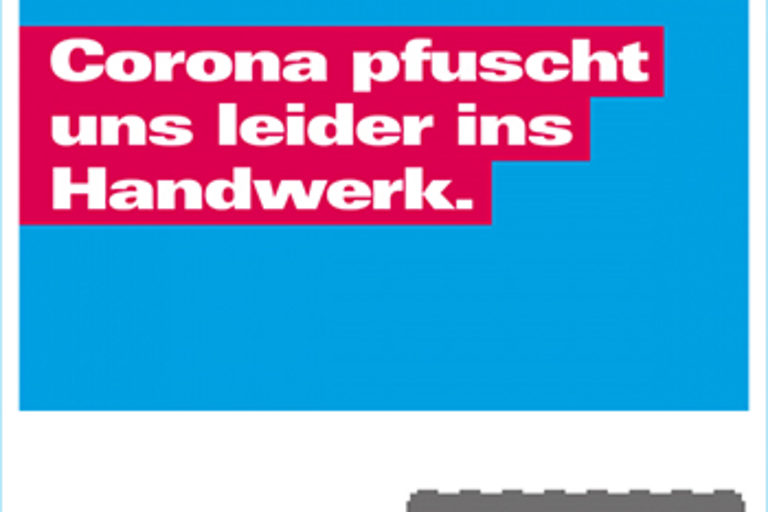 Corona-Motiv-Pfusch-Handwerk