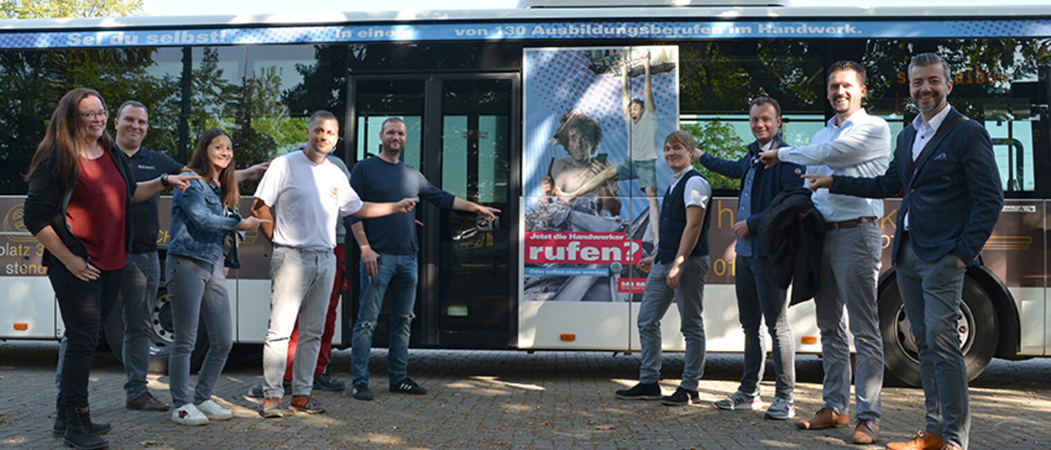 Bus; Werbung; Marketing; Handwerk; Handwerkskammer; Magdeburg