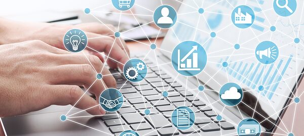 Businessman using laptop for analyzing data. Enterprise resource planning concept. Business structure and many business icons. Schlagwort(e): business, enterprise, resource, planning, erp, bpm, process, management, concept, technology, BI, intelligence, strategy, system, analytics, analyze, analysis, reports, graph, chart, finance, data, accounting, financial, laptop, computer, pc, statistics, operations, technology, fintech, corporate, efficiency, information, screen, monitor, interface, display, man, software, businessman, table, working, notebook, desk, work, closeup, hand, light, flare, blur, business, enterprise, resource, planning, erp, bpm, process, management, concept, technology, bi, intelligence, strategy, system, analytics, analyze, analysis, reports, graph, chart, finance, data, accounting, financial, laptop, computer, pc, statistics, operations, fintech, corporate, efficiency, information, screen, monitor, interface, display, man, software, businessman, table, working, notebook, desk, work, closeup, hand, light, flare