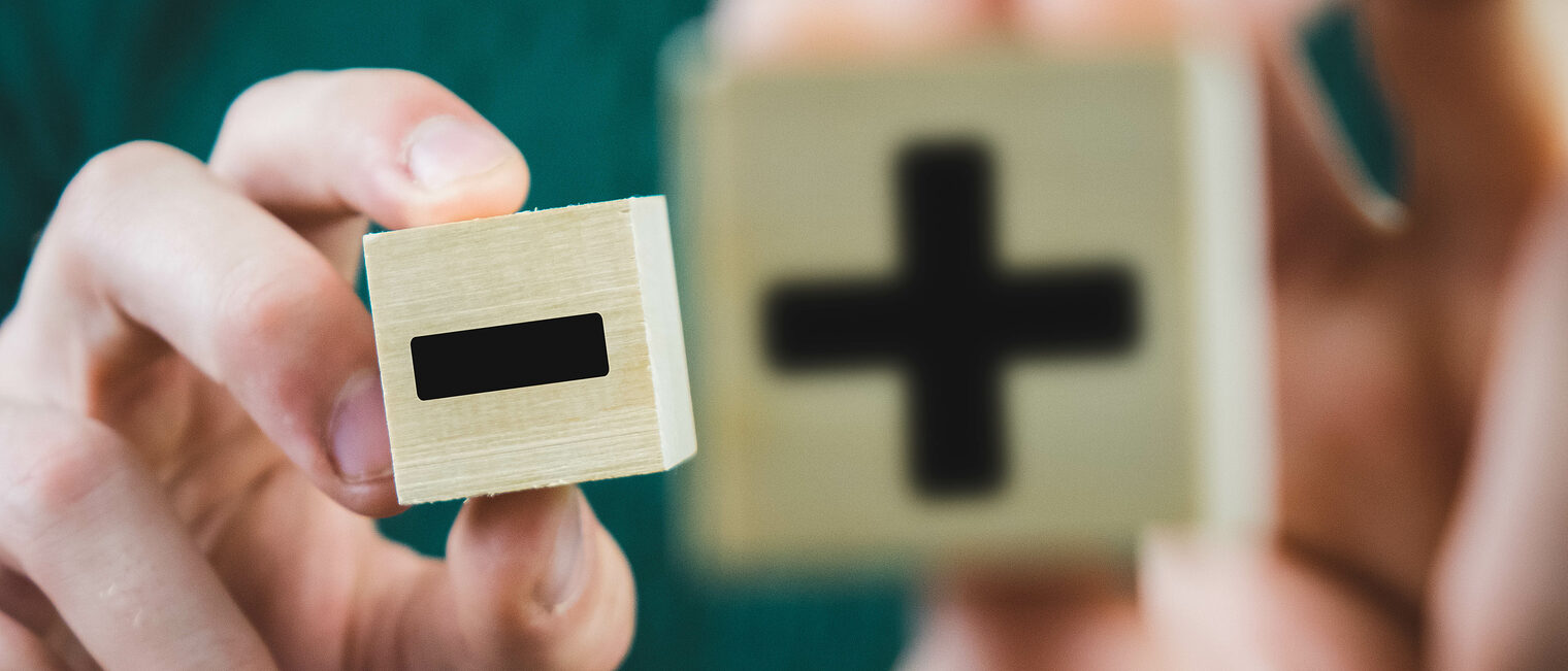 black wooden cubes with plus ans minus sign on the front. Schlagwort(e): plus, idea, minus, business, cube, background, design, concept, creative, difference, different, diversity, individual, individuality, outstanding, sign, symbol, unique, wooden, blocks, box, building, choice, closeup, color, composition, contrast, copy, graphic, green, group, independent, isolated, minus sign, object, one, opposite, plus sign, red, single, space, special, text, top, toy, uniqueness, variety, white, wood, ambition, plus, idea, minus, business, cube, background, design, concept, creative, difference, different, diversity, individual, individuality, outstanding, sign, symbol, unique, wooden, blocks, box, building, choice, closeup, color, composition, contrast, copy, graphic, green, group, independent, isolated, minus sign, object, one, opposite, plus sign, red, single, space, special, text, top, toy, uniqueness, variety, white, wood, ambition