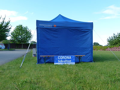 Corona; Corona-Test; Testzentrum; Covid-Test; Virus; Magdeburg; Corona-Testzentrum