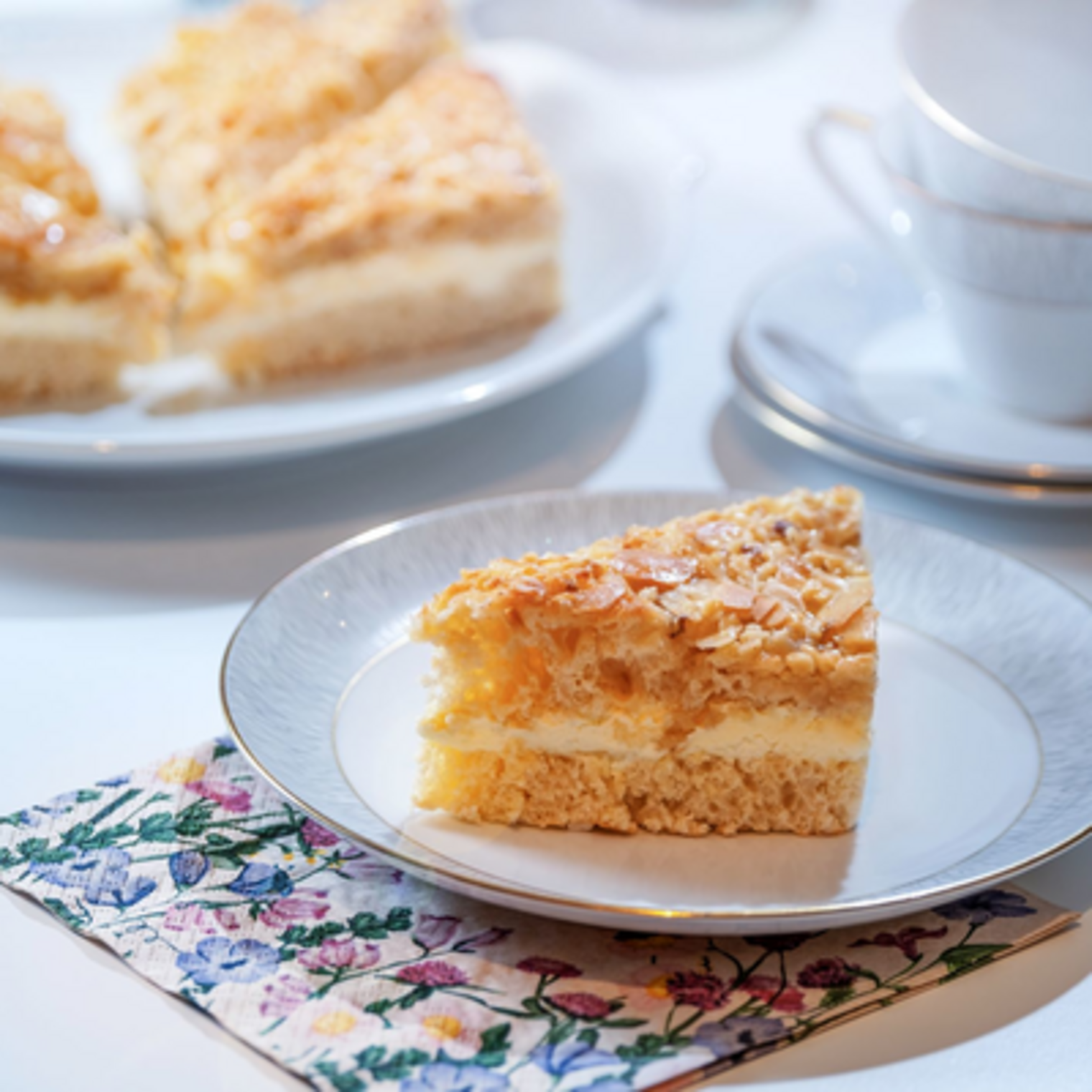 Bestwertung im Bereich Backwaren: der gefüllte Butterbienenstichkuchen der Bäckerei Delorme aus Burg.