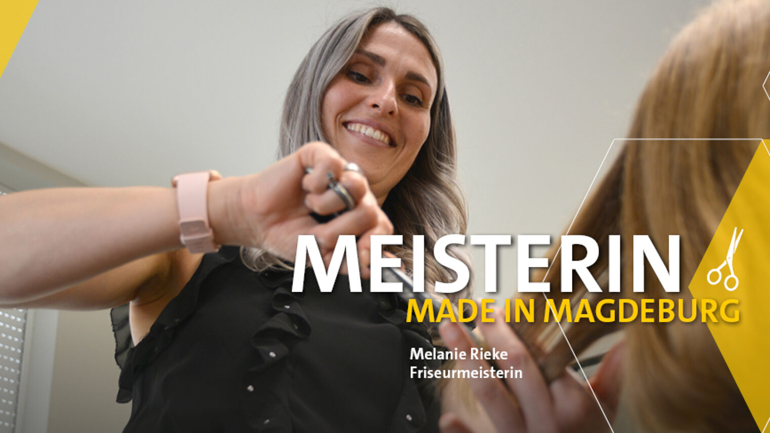 Friseurmeisterin Melanie Rieke.