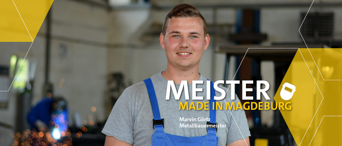 Metallbauermeister Marvin Görtz. Metallbauermeister Marvin Görtz.
