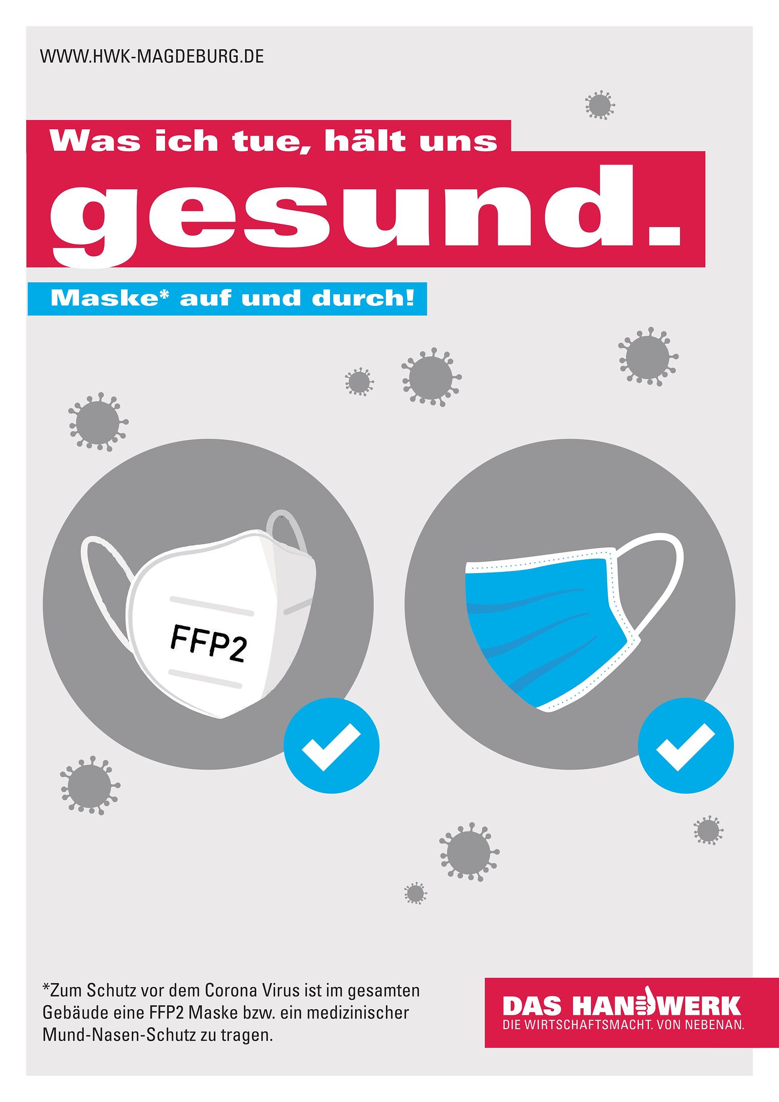 HWK Mundschutz-Regel Corona 2021