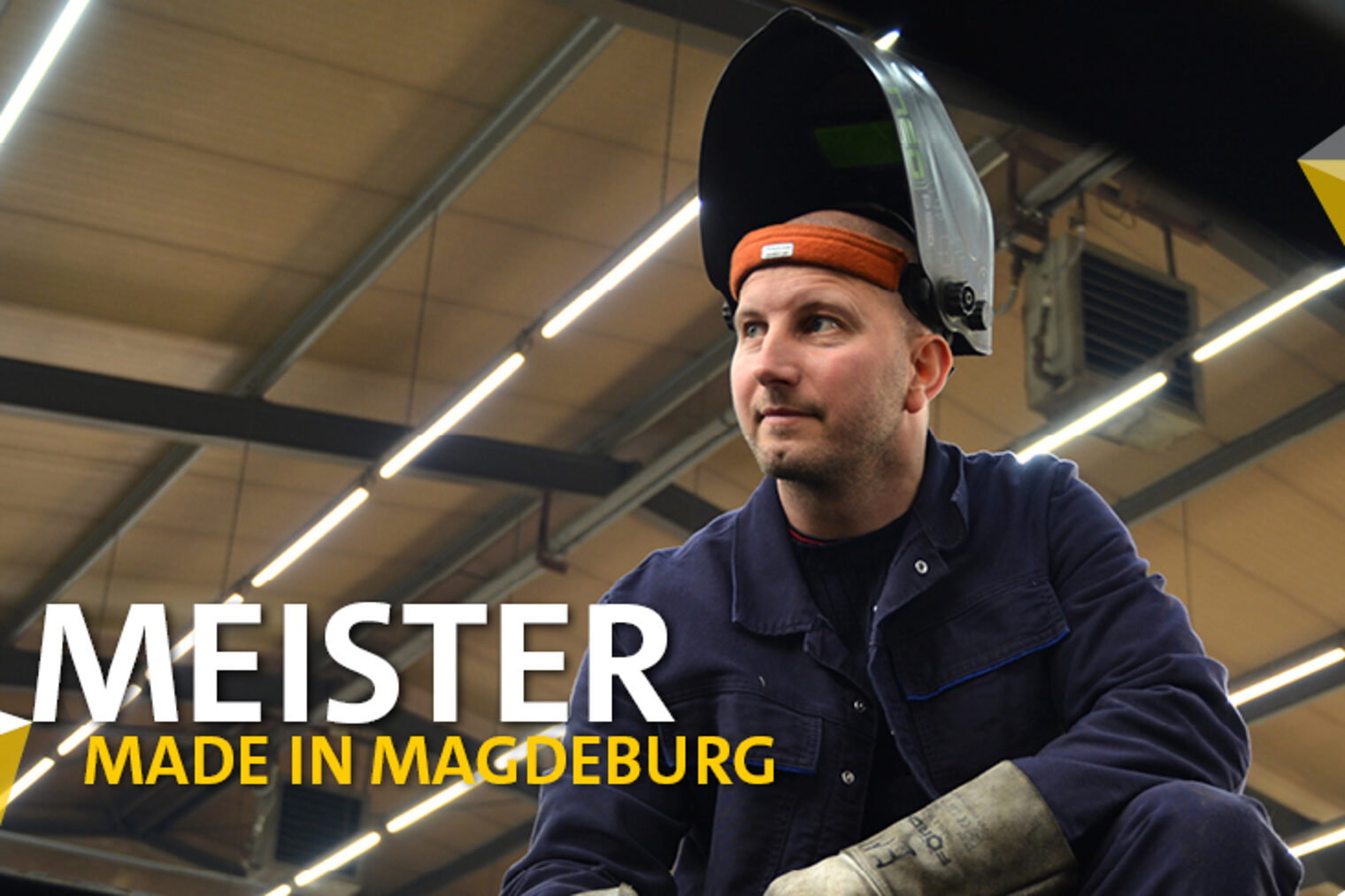 Christian Lüdicke, Metallbauermeister aus Magdeburg, trifft uns in seiner Werkstatt.