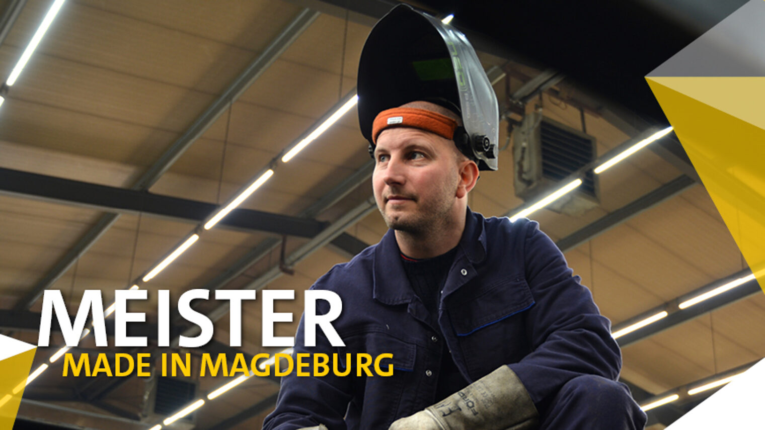 Christian Lüdicke, Metallbauermeister aus Magdeburg, trifft uns in seiner Werkstatt.