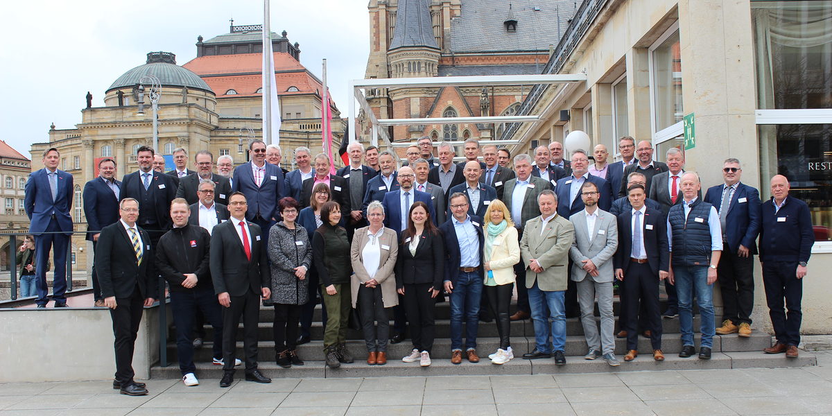 Die Vizepräsidentinnen und Vizepräsidenten auf der Tagung in Chemnitz einte die Forderung nach Strategien zur zukünftigen Fachkräftesicherung im Handwerk.