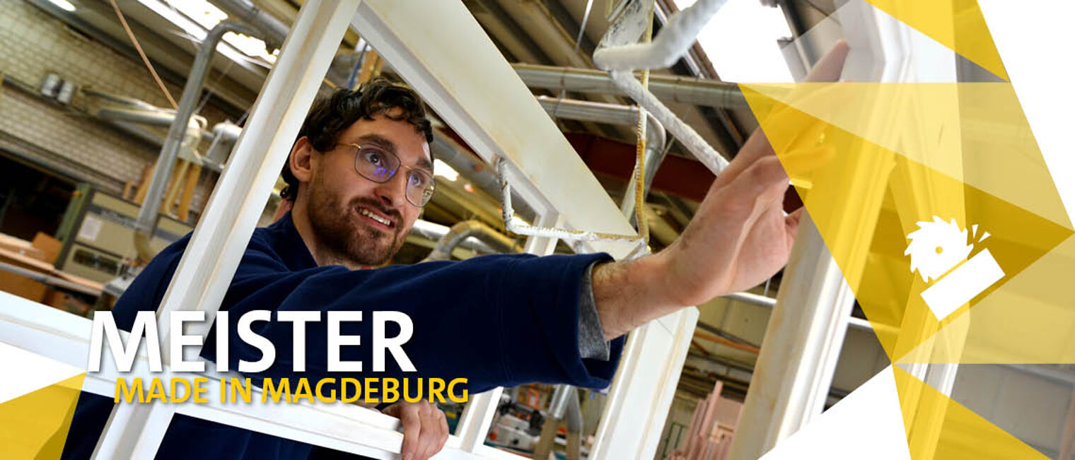 Tischlermeister Alex Billowie gehört zu den Meistern Made in Magdeburg 2023.