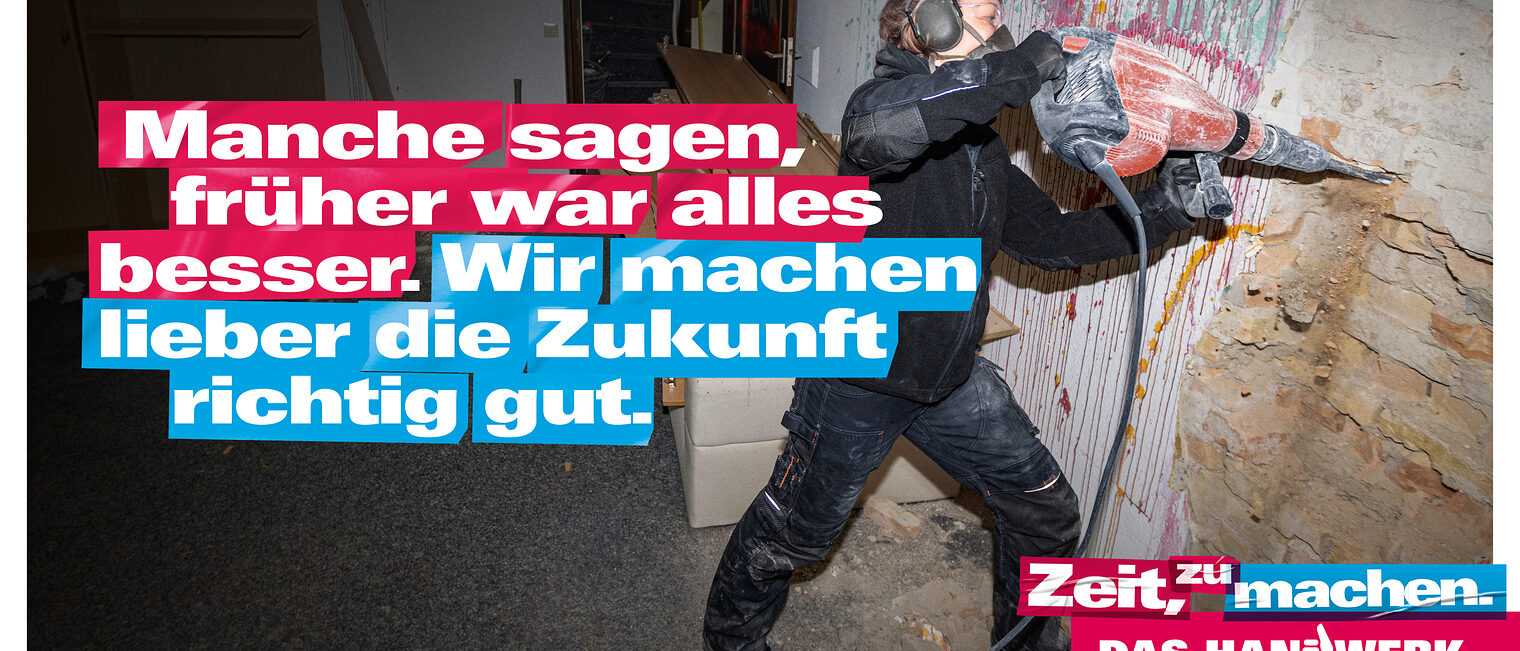 Das Handwerk. Kampagnenmotiv: Katja Lilu Melder