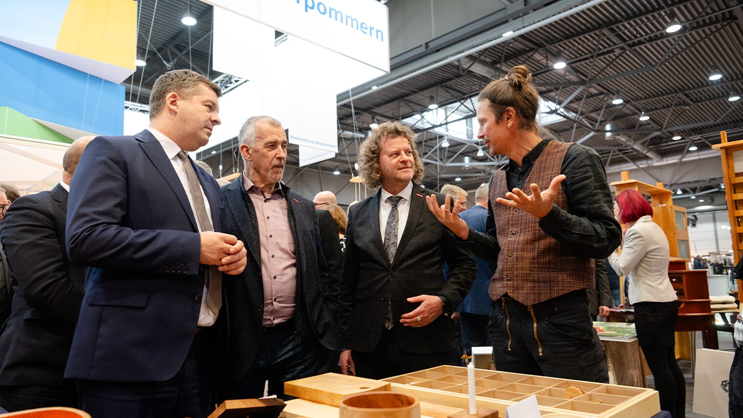 Auf der "HANDWERK live" in Leipzig zeigt das Handwerk die Bandbreite seiner täglichen Arbeit. 
