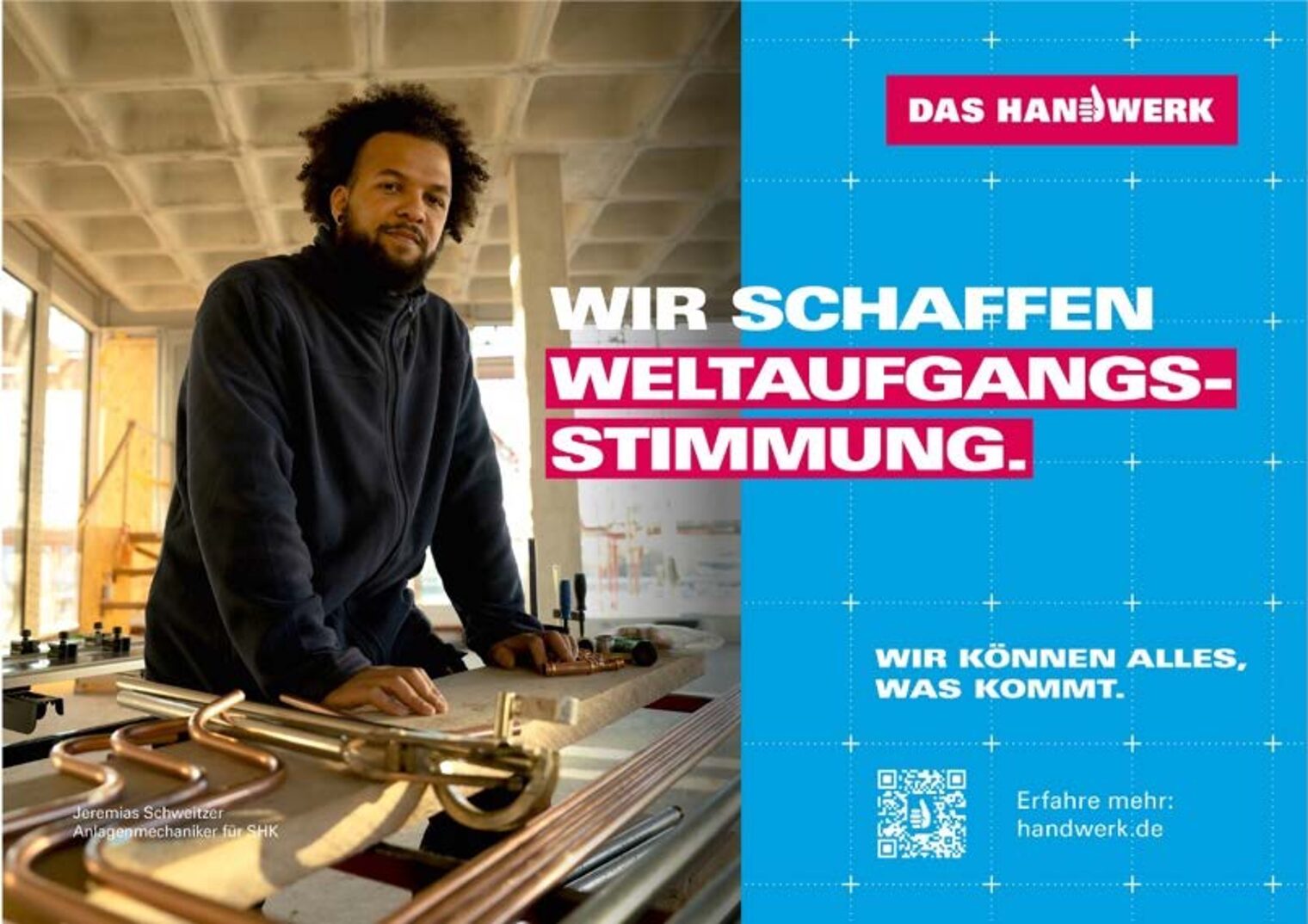 Vier frische Motive zeigen im Herbst 2025, dass sich das Handwerk nicht vor der Zukunft fürchtet, sondern sie mitgestaltet.