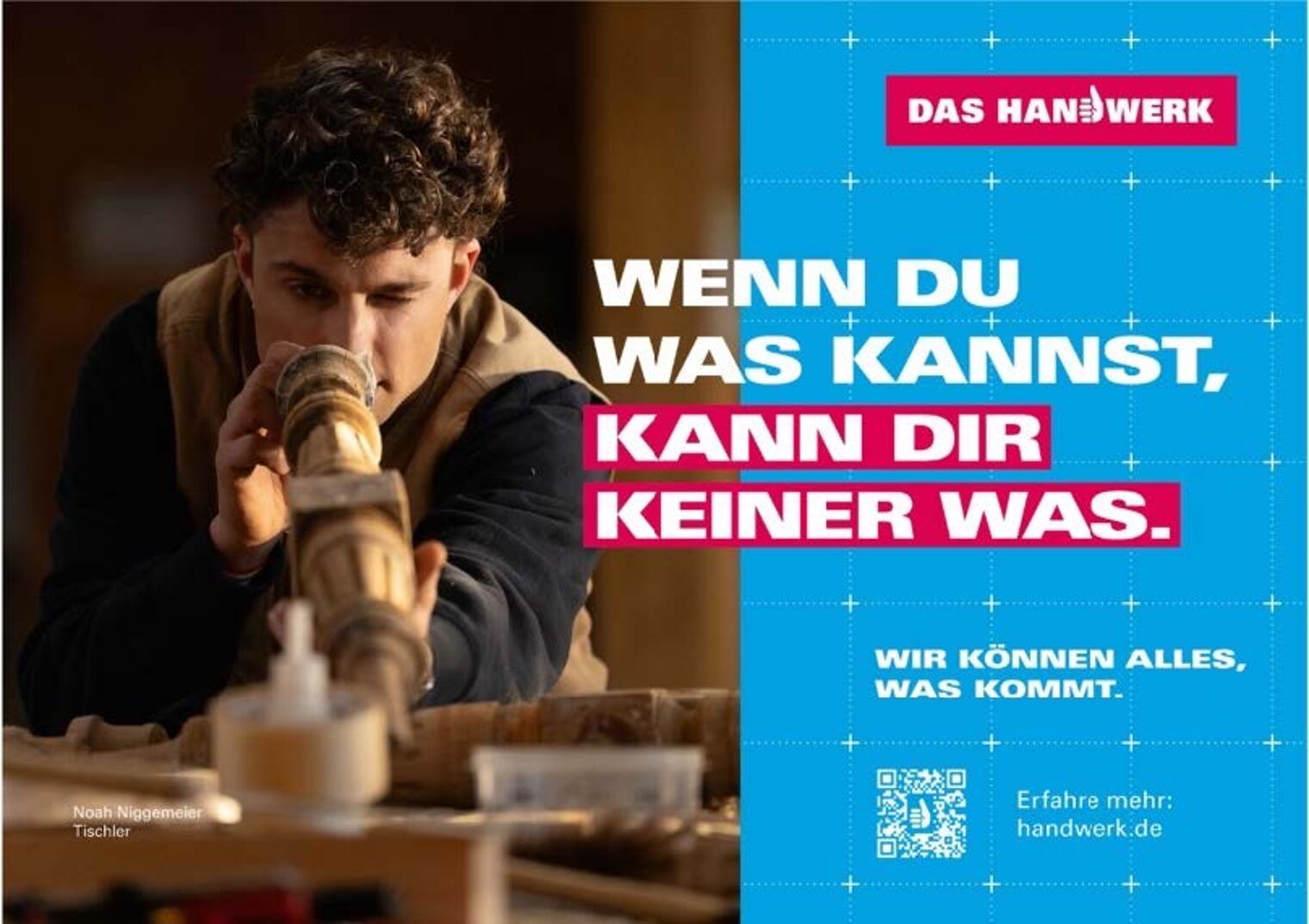 Vier frische Motive zeigen im Herbst 2025, dass sich das Handwerk nicht vor der Zukunft fürchtet, sondern sie mitgestaltet.
